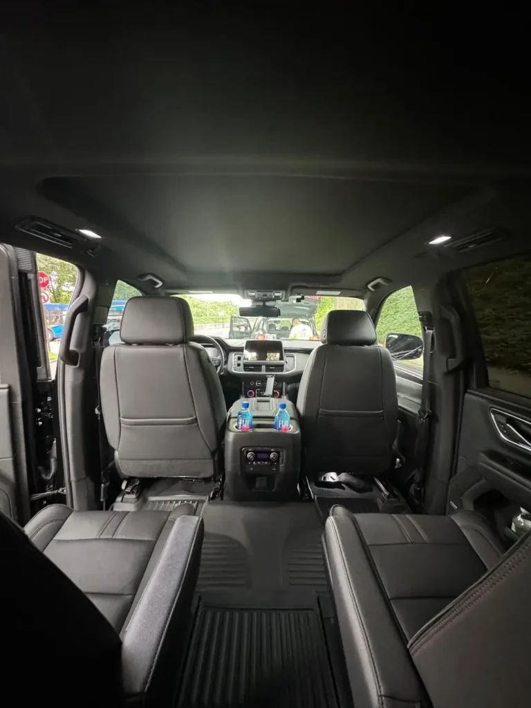 Chevrolet Suburban cabin - MZ RIDE luxury car service on Long Island and NYC